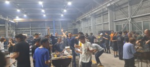 夏季休暇前のBBQ